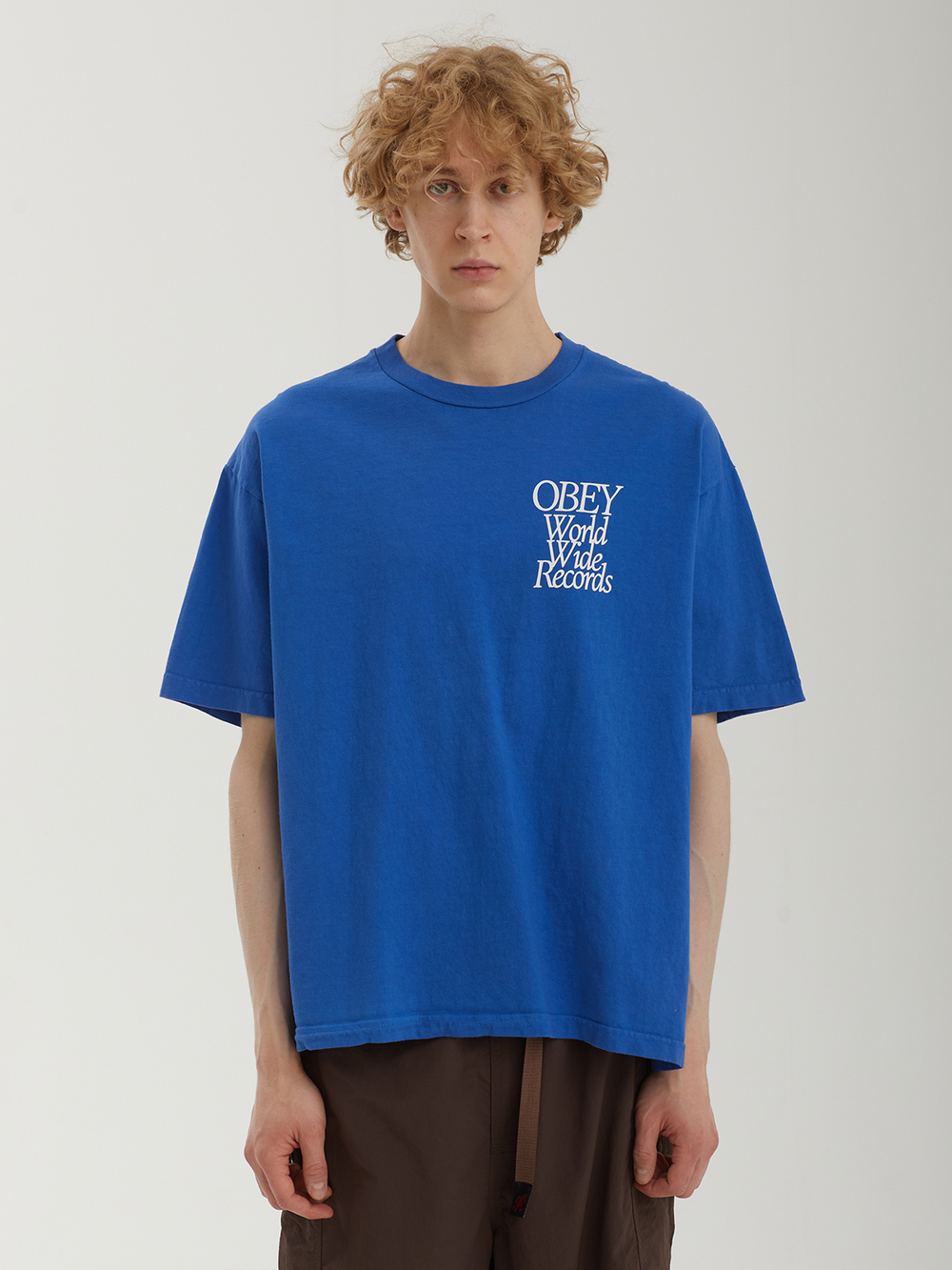 Мужская Футболка Obey Worldwide Records