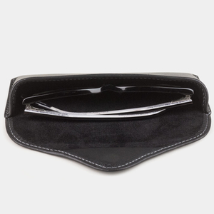 Футляр для очков Vision из кожи теленка, черного цвета