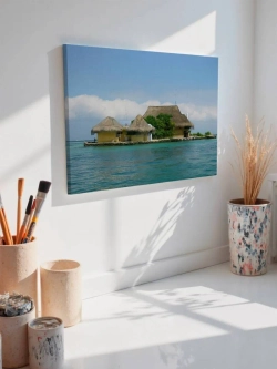Картина на стену 40 X 50 Домик в море
