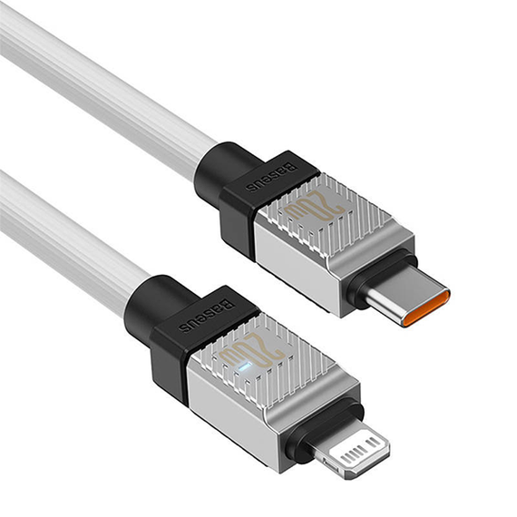 Кабель Baseus Coolplay Series Fast Charging Cable USB Type-C to Lightning 20W 1 м белый (CAKW000002)