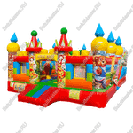 Надувной батут-горка "Русские сказки", 6x5x2.8 м