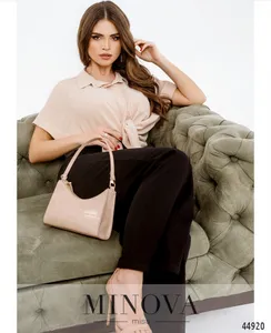 Рубашка 4140-пудра Minova