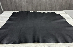 Экстрела Винтаж цв. Черный / Vacchetta Extrella Nero, толщ. 1,6-1,8 мм, натуральная кожа