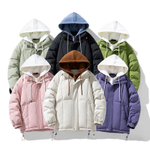 Куртка-пуховик в стиле оверсайз