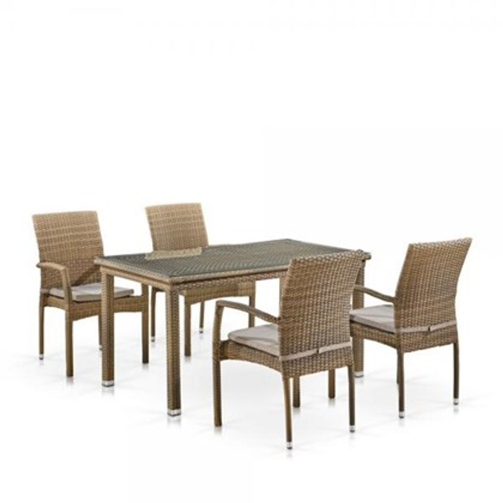 Комплект садовой мебели T256B/Y379B-W65 Light Brown