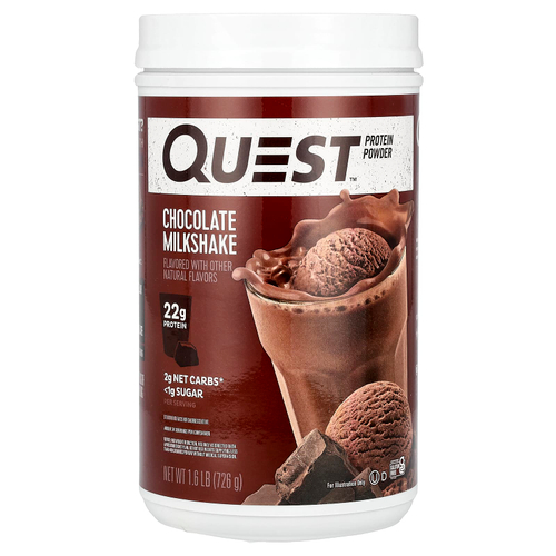 Quest Nutrition, Протеиновый порошок, шоколадный молочный коктейль, 726 г (1,6 фунта)