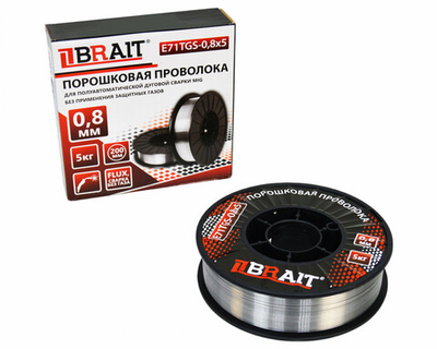 Проволока порошковая BRAIT E71TGS 0,8х5