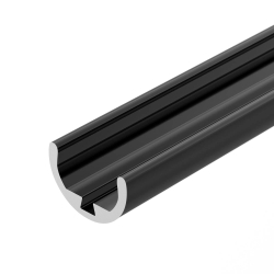 Профиль ROUND-D10.5-2000 ANOD BLACK (Arlight, Алюминий) 033036