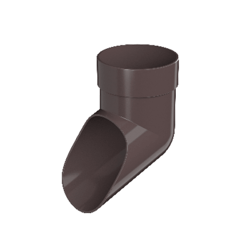 ТН ОПТИМА слив трубы, темно-коричневый