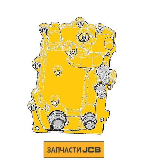 Крышка теплообменника JCB 320/A4158