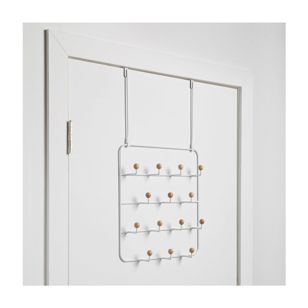 Органайзер для аксессуаров ESTIQUE с надверными креплениями белый Umbra