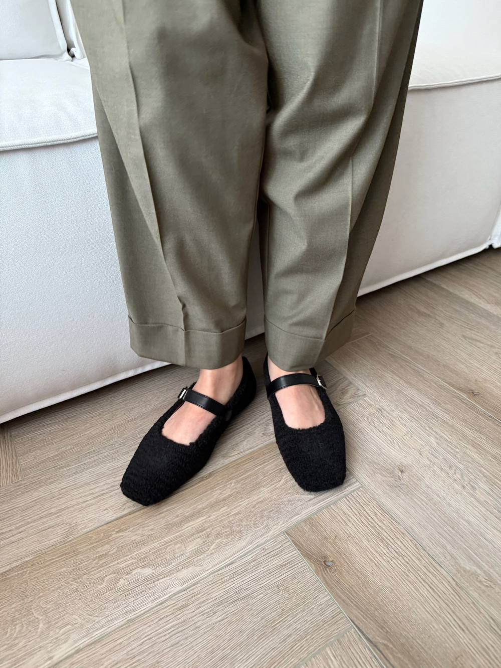 Балетки шерпа