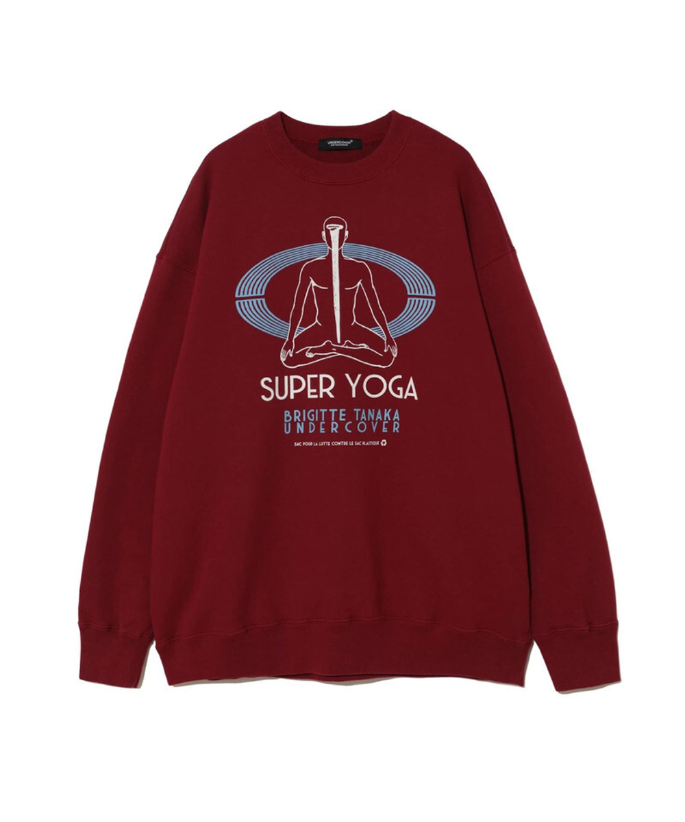UNDERCOVER x BRIGITTE TANAKA СВИТШОТ БОРДОВЫЙ SUPER YOGA