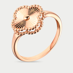 Женское кольцо из розового золота 585 пробы без вставки (арт. 20-01-0000-10840)