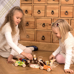 Деревянная каталка Таксик Леснушки