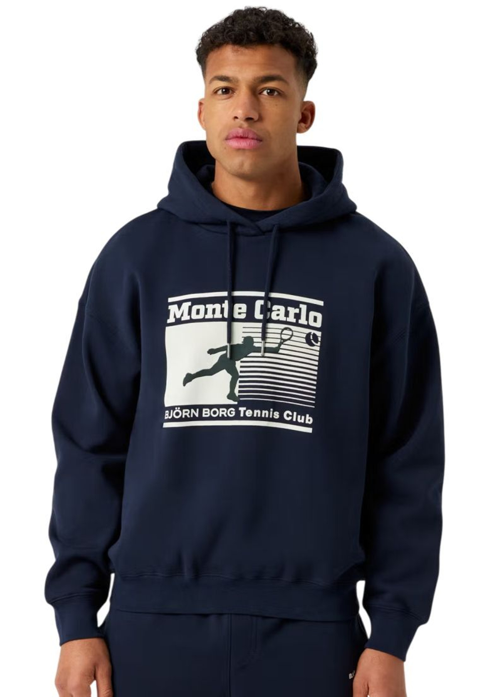 Мужская теннисная кофта Bjorn Borg Oversized - night sky