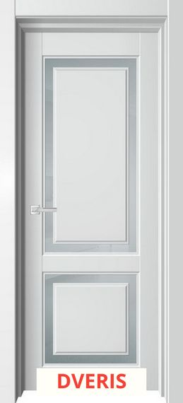 Межкомнатная дверь SKY ПО (Белый бархат/Сатинат)