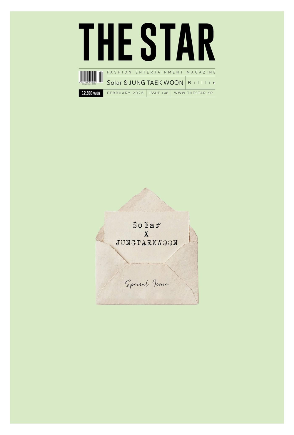 (ПРЕДЗАКАЗ) публикация THE STAR - 2026.02 SOLAR & JUNG TAEK WOON A Type