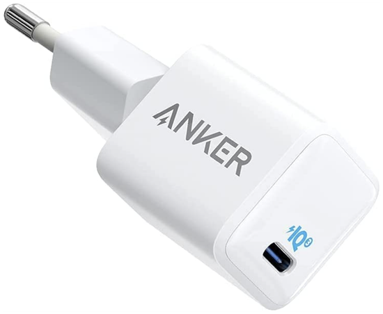 Сетевое зарядное устройство ANKER PowerPort 3 Nano 20W, 20 Вт, белый
