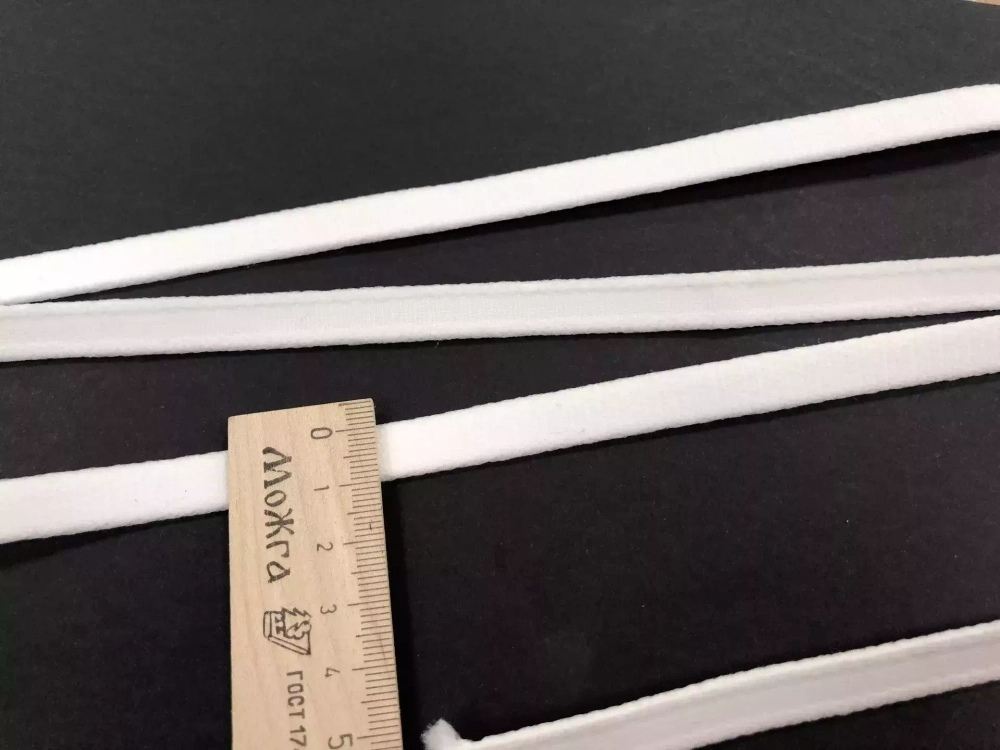 Лента туннельная (для каркасов, 10 мм), цвет- белый