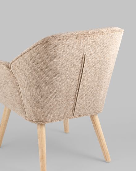 Кресло Вэйл бежевая ткань