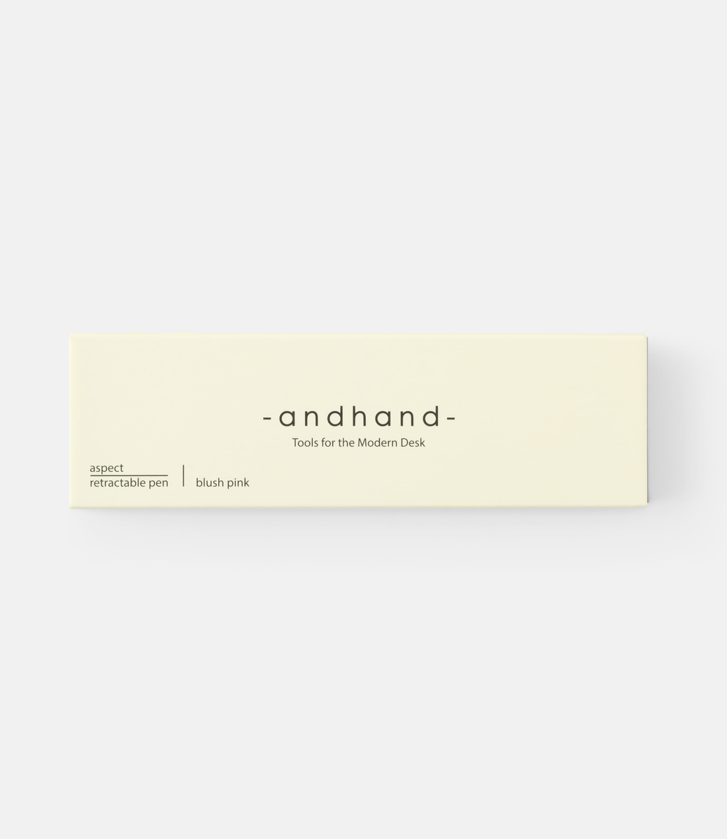 Andhand Aspect Retractable Pen Gold Lustre — ручка-роллер из аллюминия