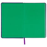 Ежедневник датированный 2023 А5 138x213 мм BRAUBERG "Rainbow", под кожу, сиреневый, 114052