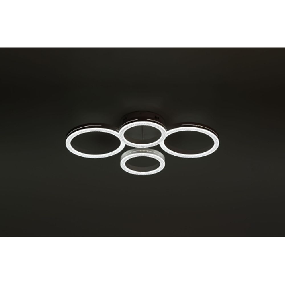 Светильник потолочный светодиодный Rivoli Juniper 6187-702 LED 75 Вт 3000-6000К белый с пультом | Rivoli