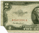 Банкнота США 2 доллара 1953 A 04633551 A. G