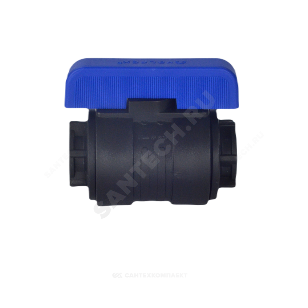 Кран шаровой компрессионный ПЭ Ду 16 3/4"x3/4" ВР/ВР Ру16 VALFEX 1210116034034