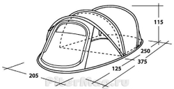 Outwell Fusion 300 Sage Green [290409]