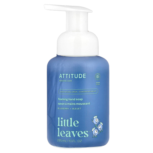 ATTITUDE, Little Leaves™, пенящееся мыло для рук, голубика, 295 мл (10 жидк. унций)