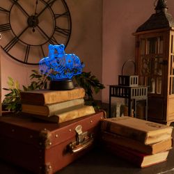 ULI-M508 RGB-3AA TIGER FAMILY-BLACK Светильник декоративный с эффектом 3D Семья тигров. на батарейках 3AA не в-к. 1 светодиод. RGB свет. TM Uniel