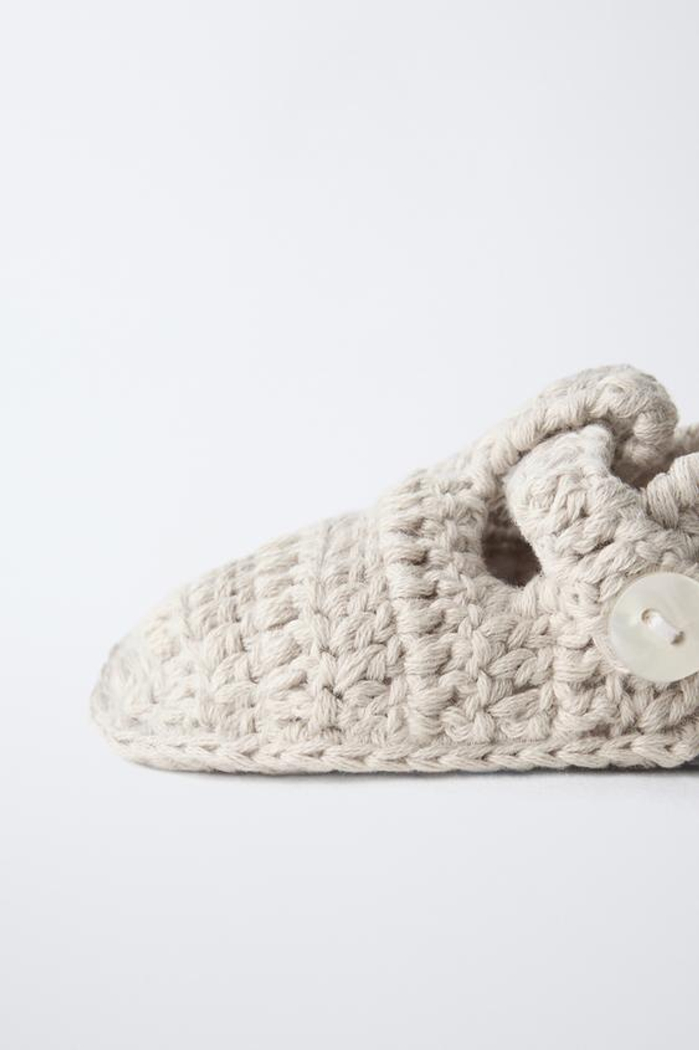 ZARA ТРИКОТАЖНЫЕ ПИНЕТКИ, СИНИЙ