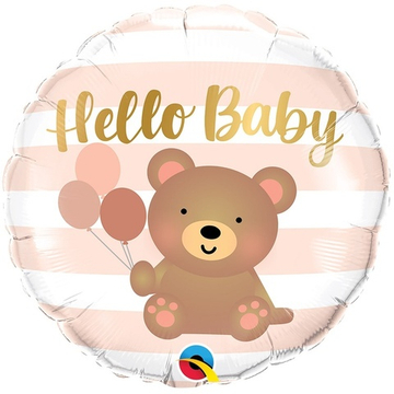 Круг "Hello Baby Мишка с шарами"
