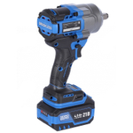 NORDBERG (NE805K) Гайковерт аккумуляторный, 1/2", 21В, 1000 Нм с двумя 4A акк. и зар. уст-вом, в кейсе