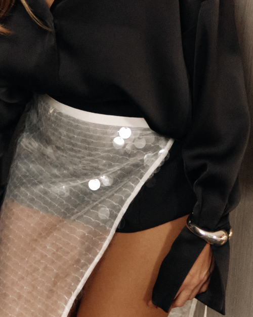 Баска с пайетками