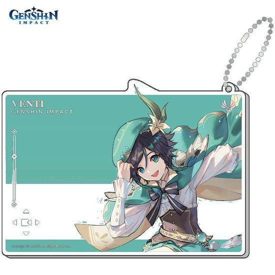 Брелок акриловый Genshin Impact Venti 6942421104070