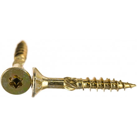 Шуруп конструкционн. для дерева желтый цинк 4*45