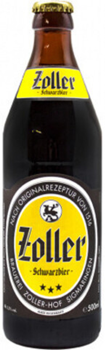 Пиво Цоллер-Хоф Цоллер Шварцбир / Zoller-Hof Zoller Schwarzbier 0.5 - стекло