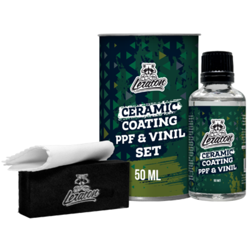 Керамическое покрытие для пленок (набор) LERATON Ceramic PPF &amp; VINYL Coating SET 50мл