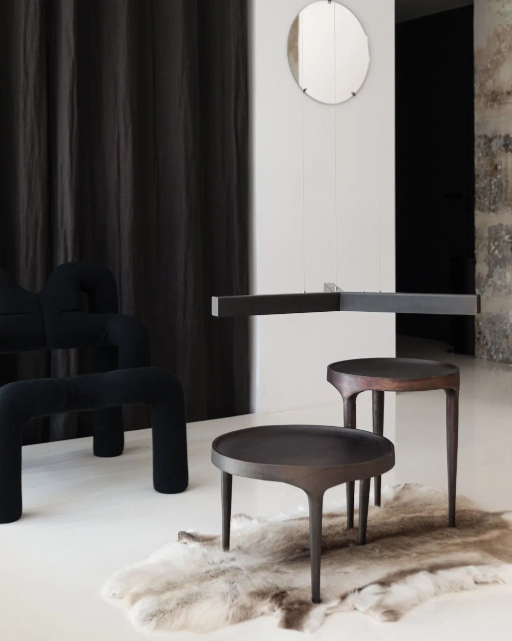 Кофейный стол Phantom Table, Low - Burn Antique