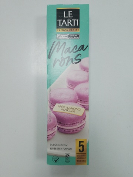 Macarons Borovnic
