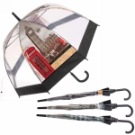 Зонт-трость женский купол «Сити», 8 спиц, микс 4 цвета, d-80см, длина в слож. виде 82см