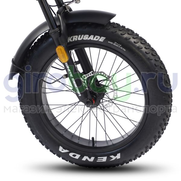 Электровелосипед WHITE SIBERIA SLAV PRO 1000W 48V/13A Elki Green (зеленый)