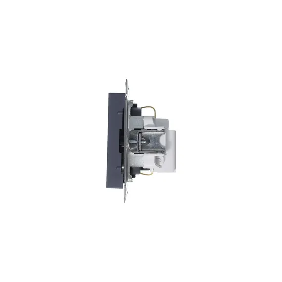 Розетка 1-м СП AtlasDesign 16А IP20 с заземл. защ. шторки механизм грифель SE ATN000745