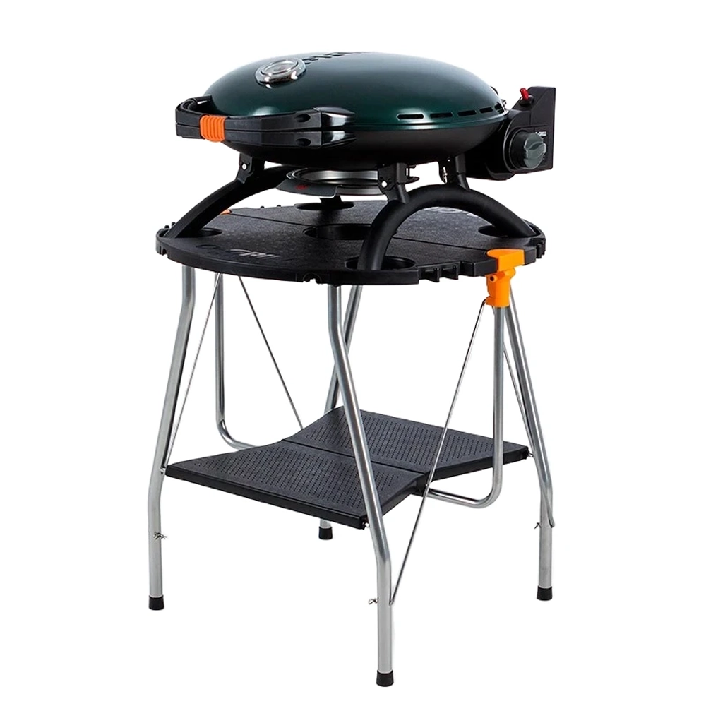 O-Grill 700T bicolor газовый гриль BLACK- GREEN 700T_GREEN