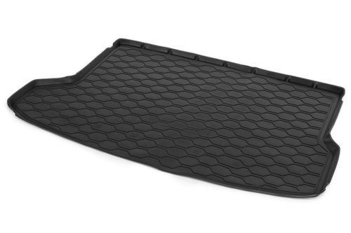 Коврик в багажник автомобиля Rival для Kia Seltos (с сабвуфером) 2020-н.в., полиуретан, 12810003