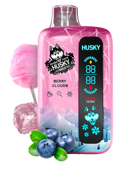 HUSKY AIR MAX PRO 20000 - Черничная сахарная вата и лед (Berry Clouds)