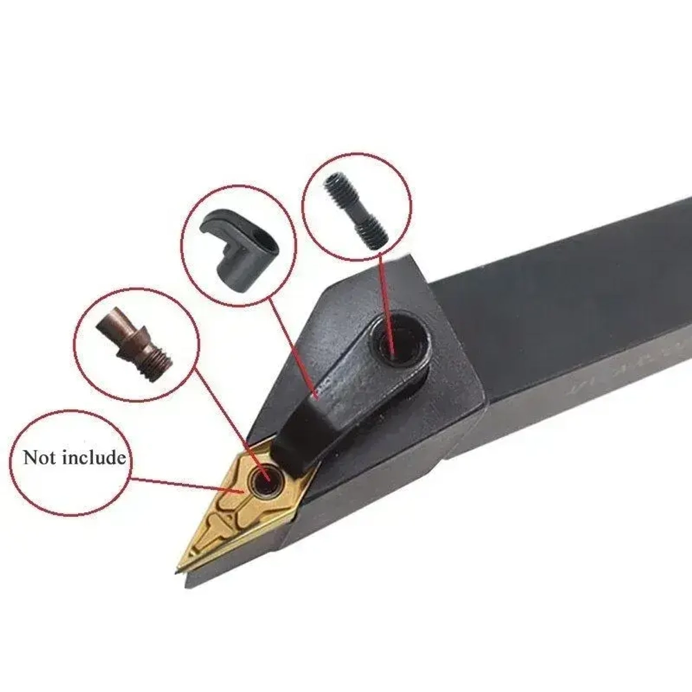 Державка MVJNR2525M16 + 5 пластин VNMG1604** резец для наружного точения по металлу АНГО-УФА